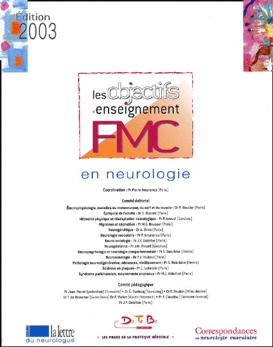 Pierre Amarenco - Les objectifs d'enseignement FMC en neurologie.
