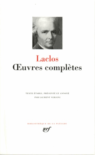 Laclos.. Oeuvres complètes