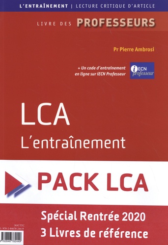 Pierre Ambrosi et Pascaline Faure - Pack LCA : LCA L'entraînement ; LCA en anglais ; LCA - UE 12 - 3 volumes.