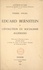 Eduard Bernstein et l'évolution du socialisme allemand. Thèse pour le Doctorat ès lettres présentée devant la Faculté des lettres et des sciences humaines de l'Université de Paris