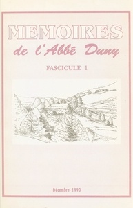 Pierre-Armand Duny - Mémoires de l'abbé Duny (1).
