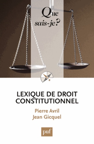 Lexique de droit constitutionnel 4e édition