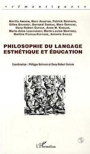 Pierre Bange - Philosophie du langage, esthétique et éducation.