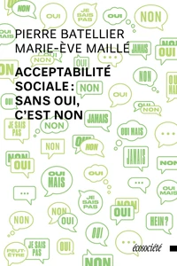 Acceptabilite sociale : sans oui, c'est non