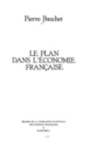 Le plan dans l'économie française