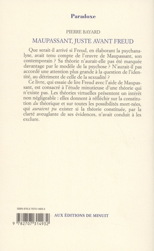 Maupassant, juste avant Freud