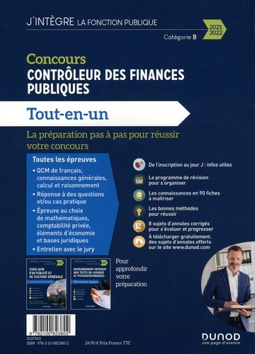 Concours Contrôleur des finances publiques. Catégorie B, Tout-en-un  Edition 2021-2022