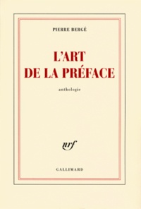 Pierre Bergé - L'art de la préface.