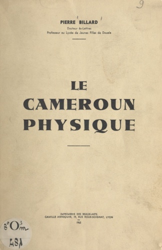 Le Cameroun physique