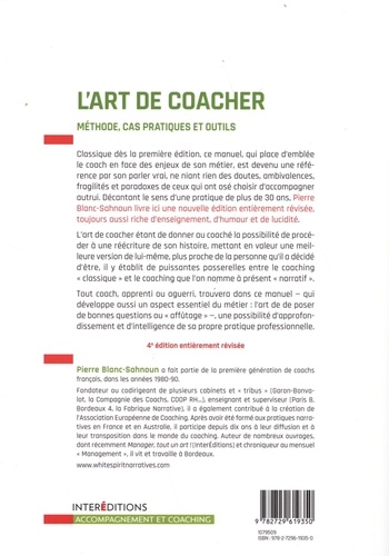 L'art de coacher. Méthode, cas pratiques et outils 4e édition