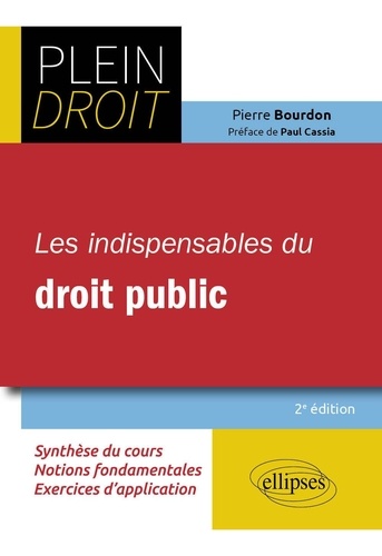 Les indispensables du droit public 2e édition