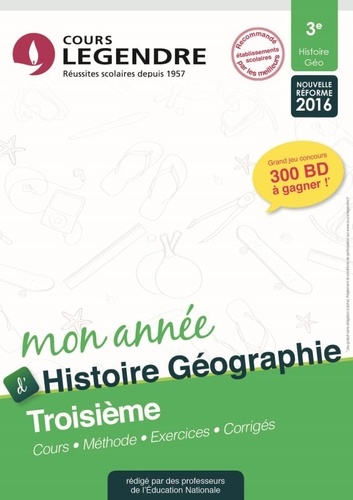 Pierre Boussaguet - Histoire Géographie 3e - Cours, méthode, exercices, corrigés.