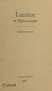Lucrèce et l'épicurisme