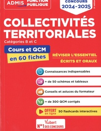 Pierre-Brice Lebrun - Collectivités territoriales catégorier B et C - Cours et QCM en 53 fiches.