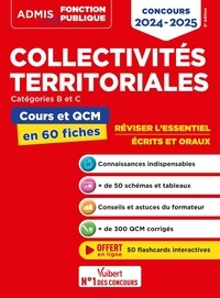 Pierre-Brice Lebrun - Collectivités territoriales catégorier B et C - Cours et QCM en 53 fiches.