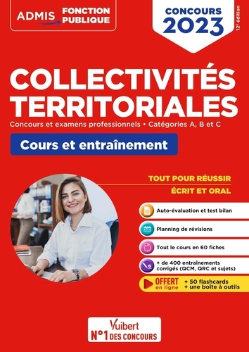 Collectivités territoriales. Cours et entraînement Catégories A, B et C  Edition 2023