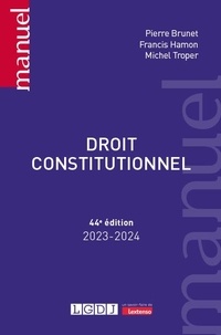 Pierre Brunet et Francis Hamon - Droit constitutionnel.