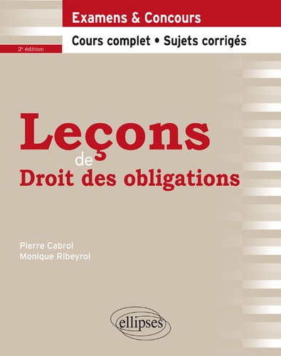 Leçons de droit des obligations 2e édition