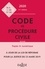 Code de procédure civile annoté  Edition 2020