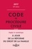 Code de procédure civile. Annoté  Edition 2017