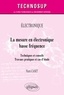 Pierre Canet - La mesure en électronique basse fréquence - Techniques et conseils - Travaux pratiques et cas d'étude.