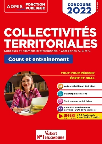 Collectivités territoriales, Cours et entraînements. Concours et examens professionnels - Catégories A, B et C  Edition 2022