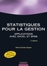 Pierre-Charles Pupion - Statistiques pour la gestion - 2e éd. - Applications avec excel et SPSS.