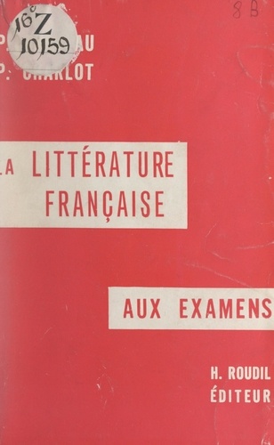 La littérature française aux examens