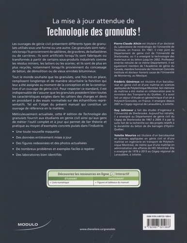 Technologie des granulats 4e édition