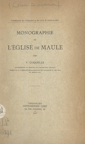 Monographie de l'église de Maule