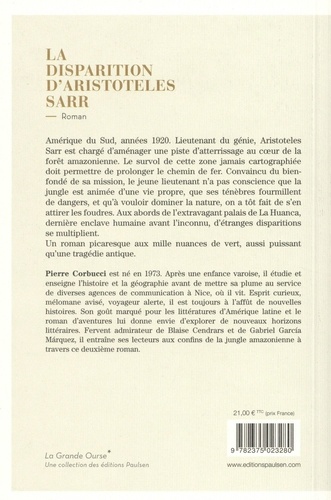 La disparition d'Aristoteles Sarr