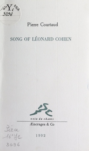 Song of Léonard Cohen