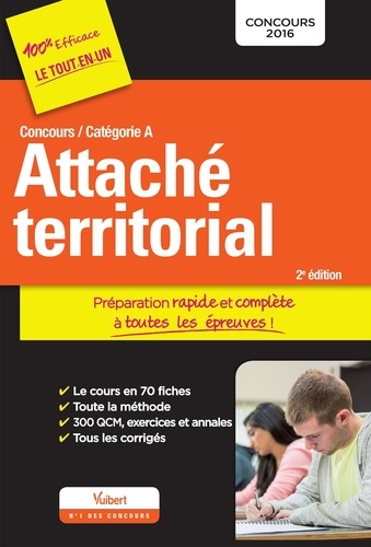 Attaché territorial, concours catégorie A 2e édition