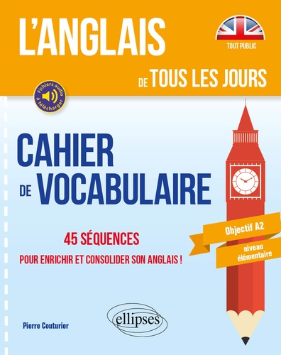 Cahier de vocabulaire - 45 séquences pour de Pierre Couturier - Grand  Format - Livre - Decitre