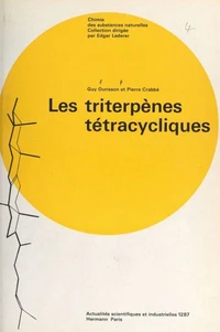 Les triterpènes tétracycliques