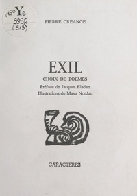 Pierre Créange et Maxa Nordau - Exil - Choix de poèmes.