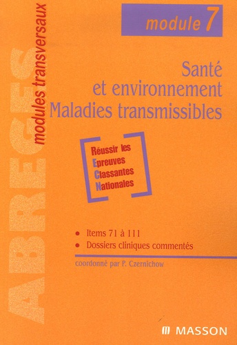 Pierre Czernichow - Santé et environnement, Maladies transmissibles.