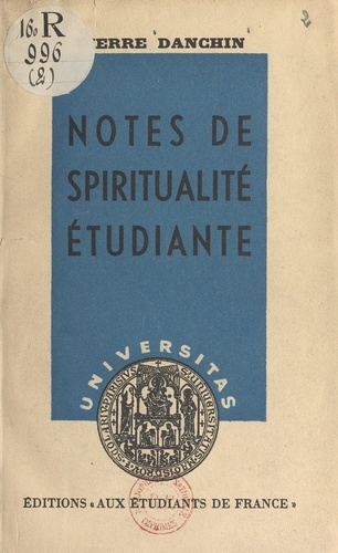 Notes de spiritualité étudiante