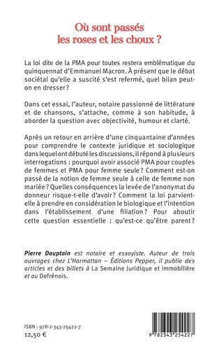 Où sont passés les roses et les choux ?. Le regard d'un notaire sur la PMA pour toutes