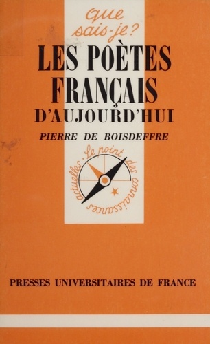 Les Poètes français d'aujourd'hui 1940-1986