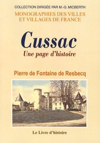 Pierre de Fontaine de Resbecq - Cussac - Une page d'histoire - Familles et châteaux.