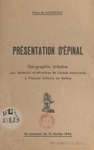 Présentation d'Épinal