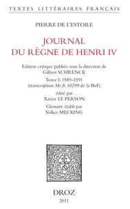 Journal du règne de Henri IV