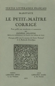 Le Petit-Maître corrigé