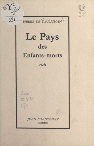 Le pays des enfants-morts