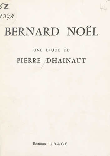 Bernard Noël