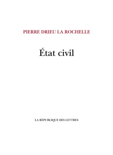 Etat civil 1e édition
