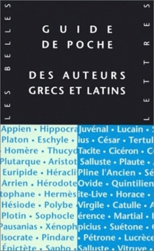 Guide de poche des auteurs grecs et latins