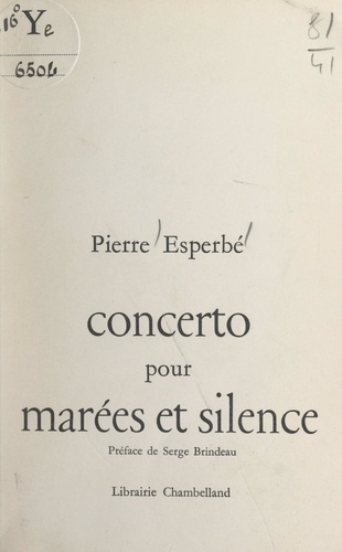Concerto pour marées et silence