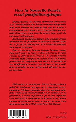 Vers la nouvelle pensée. Essai postphilosophique